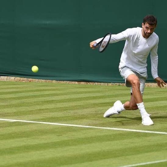 Григор Димитров направи летящ старт на любимия турнир Уимбълдън, където