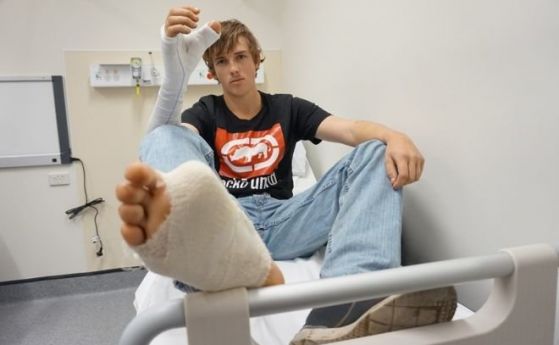 В Австралия присадиха на мъж палеца на крака му на