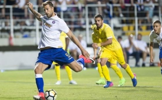 Левски загуби от Хайдук Сплит с 0 1 в първия мач