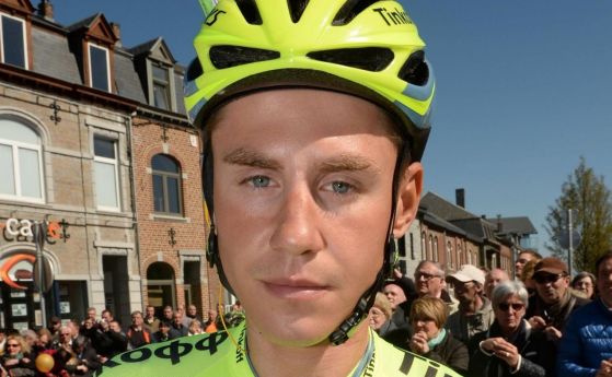 Полският колоездач Павел Полянски качи снимка на краката си след