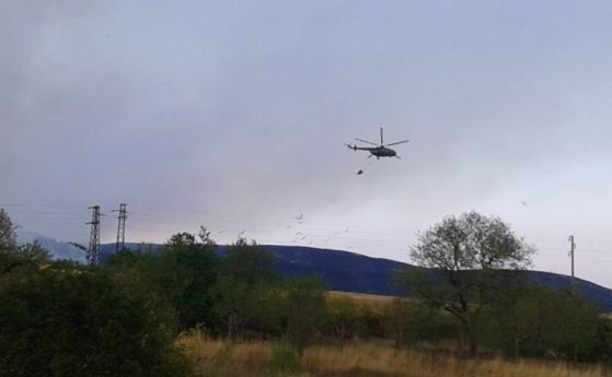 Няма опасност за населението пожарът край бургаското село Изворище е