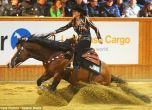 Дъщерята на Шумахер спечели злато на конна езда