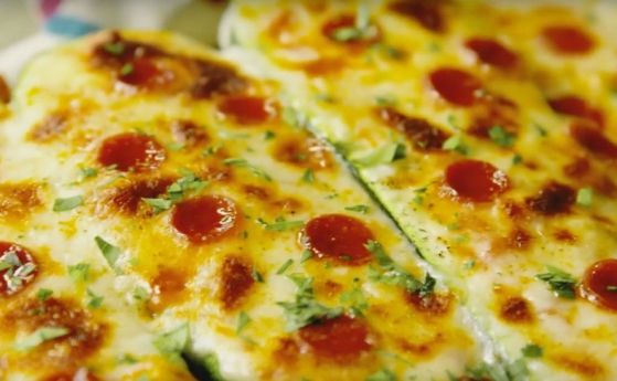 Лесна рецепта за пица от тиквички (галерия)