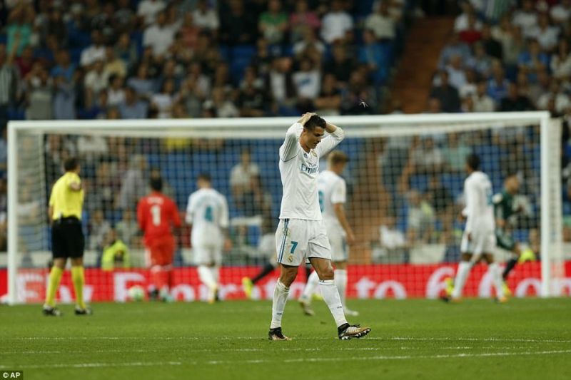 Реал Мадрид изживя тежка вечер при завръщането на Кристиано Роналдо.