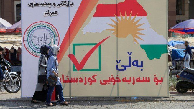 Иракските кюрди, живеещи в чужбина, започнаха гласуването в референдума за