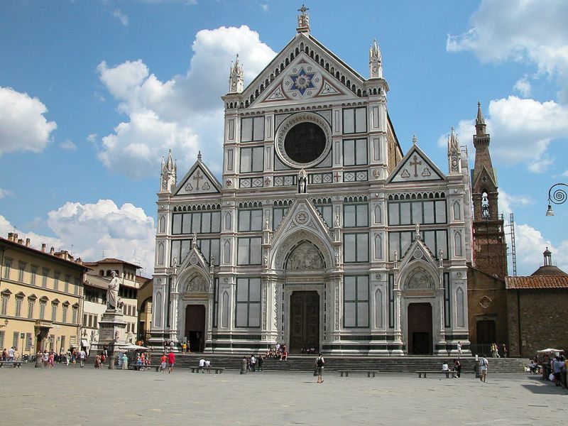 Фрагмент от тавана на една от най-известните базилики във Флоренция