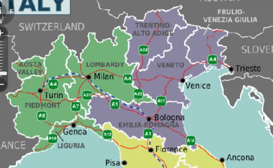 Избирателите в две богати области в Северна Италия Венето