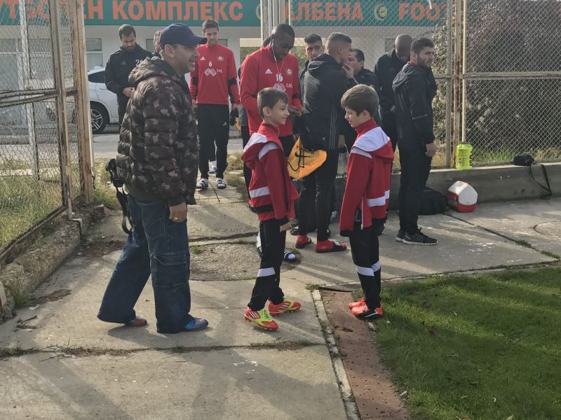 ЦСКА провере първа тренировка в Албена, където от вчера тимът
