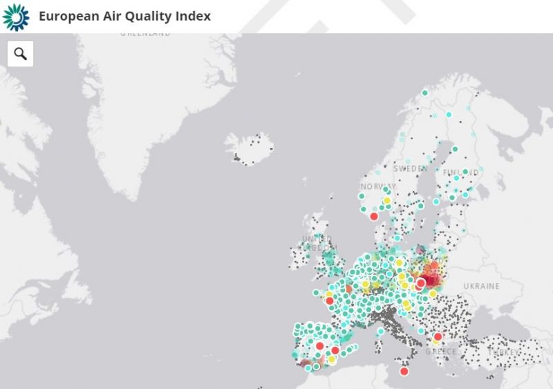 Нов онлайн индекс за определяне на качеството на въздуха в