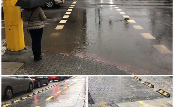 Пороят в София наводни чисто новия булевард "Дондуков"