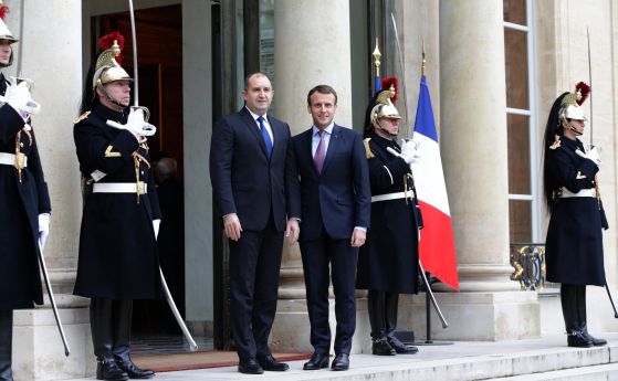 Президентът Румен Радев се срещна с френския си колега Еманюел