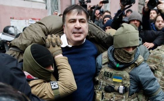 Бившият президент на Грузия и настоящ украински опозиционер Михаил Саакашвили