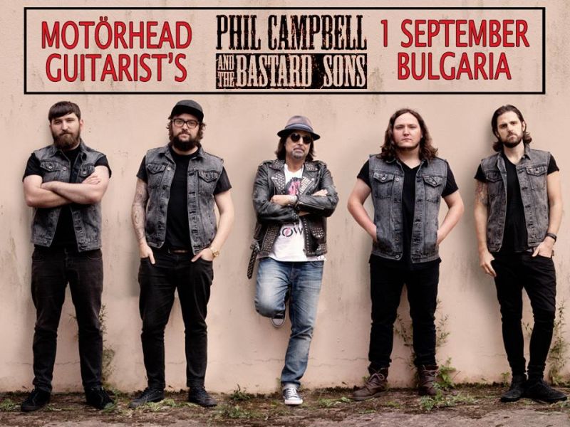 Фил Кембъл, китаристът на титаните от Motörhead, идва в България