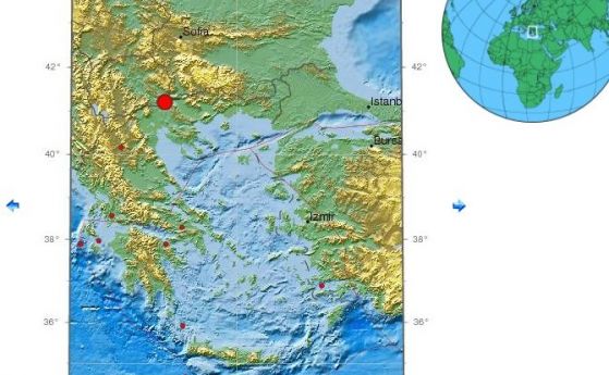 Ново земетресение в Гърция беше усетено и у нас в Петрич