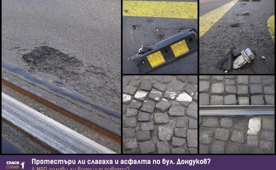 Цъфна и асфалтът на чисто новия Дондуков (снимки)