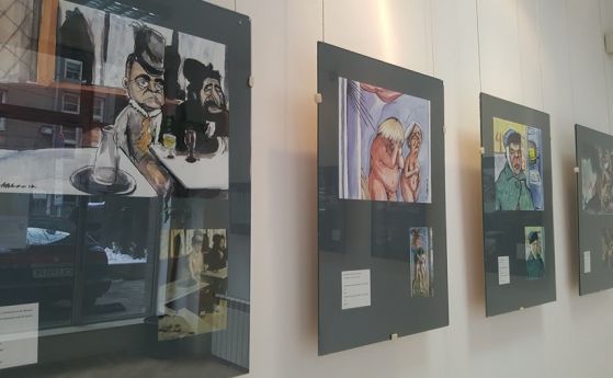 Невъзпитаните карикатуристи увековечиха председателството в изложба (галерия)