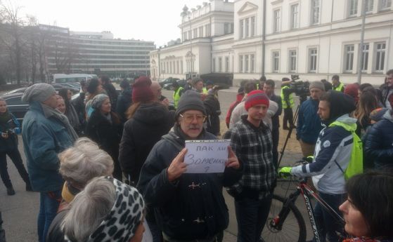 Около 50 протестиращи срещу застрояването на северното ни Черноморие се