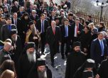Президентът Радев бе топло посрещнат в Бигорския манастир