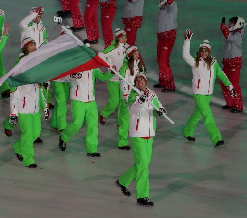 Българските спортисти и треньори от отборите по биатлон, сноуборд и