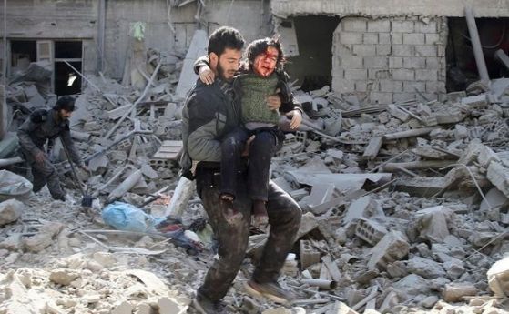 Над 500 са вече убитите цивилни при бомбардировките на сирийския