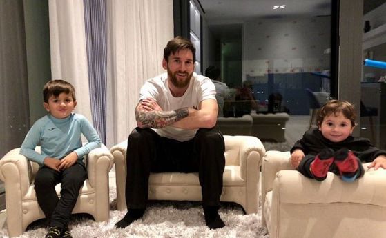 Суперзвездата на Барселона Лионел Меси е станал баща за трети път