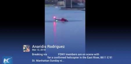 Пет души загинаха, след като хеликоптер катастрофира в нюйоркската река