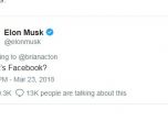 Илън Мъск изтри страниците на SpaceX и Tesla във Фейсбук