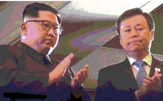 Севернокорейският лидер Ким Чен ун и съпругата му И Сол джу са