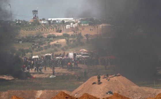 Шестима журналисти ранени на границата с Газа