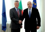 Хашим Тачи увери Борисов, че Косово не иска да започва въоръжени атаки