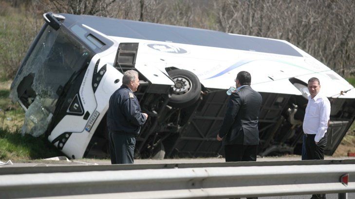 Вчерашната трагедия на магистрала Тракия, при която загинаха 6 души