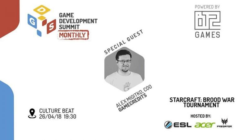 Специален гост на шестото издание на Game Dev Summit Monthly,