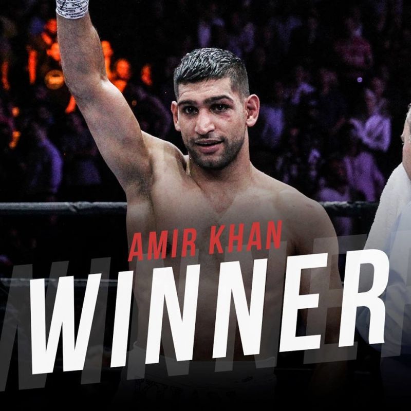 39 секунди бяха необходими на британската боксова суперзвезда Амир Хан,
