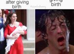 Как го прави Кейт Мидълтън? 7 часа от раждането до бляскавите снимки с бебето
