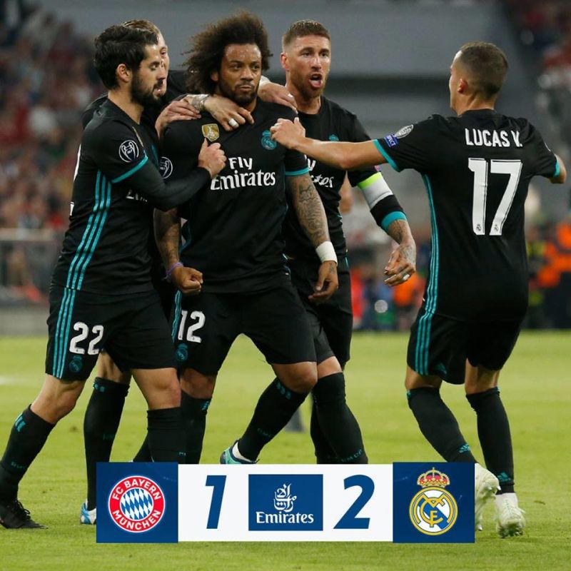 Реал Мадрид победи Байерн Мюнхен с 2:1 в първия полуфинален