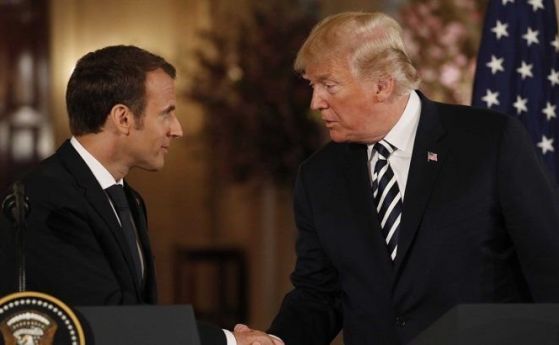 Френският президент Еманюел Макрон събуди страстите в САЩ след реч