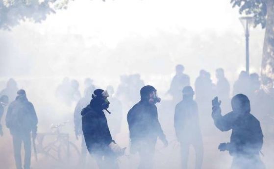 След кървавите първомайски протести в Париж 109 са в ареста