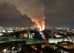 Снимки: 120 пожарникари борят огнен ад в Училището на изкуствата в Глазгоу