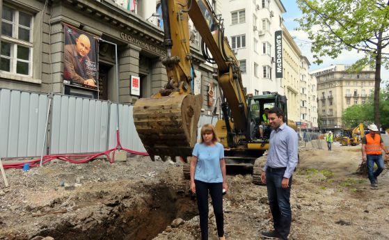 Ремонтът на столичната ул Граф Игнатиев се изпълнява в срок