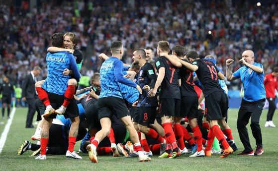 Хърватия преодоля датския блок с дузпи и е на мечтан 1/4-финал с Русия