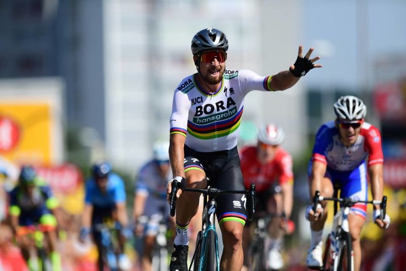 Словашкият колоездач Петер Саган, който се състезава за тима на BORA