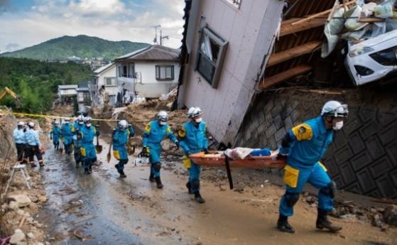 Най-смъртоносните дъждове в Япония от 3 десетилетия: жертвите вече са 141