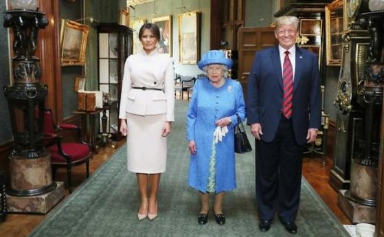 Тръмп се срещна с кралица Елизабет II