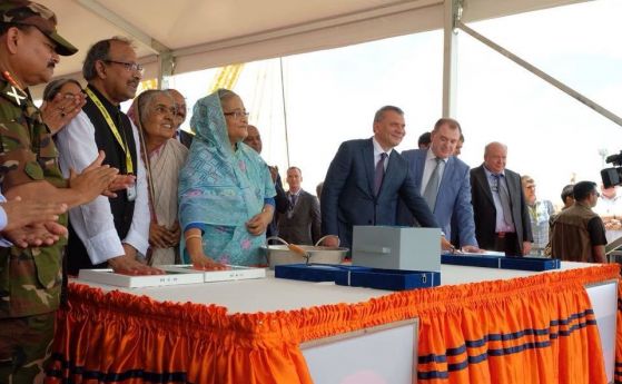 Изляха първия бетон в основните на Втори енергоблок на АЕЦ Рупур в Бангладеш