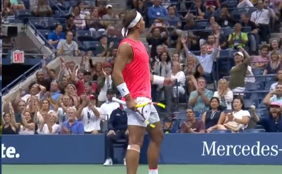 Надал се класира за 1/8-финалите на US Open след епична битка срещу Хачанов