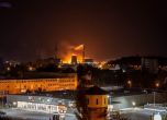 Огромен пожар бушува тази нощ в ТЕЦ Сливен (видео)