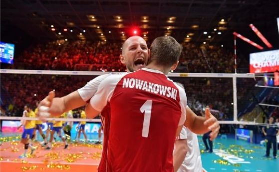 Волейболистите на Полша победиха Бразилия с 3 0 28 26 25 20 25 23