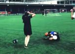 Минути за смях с футболни изцепки (видео)