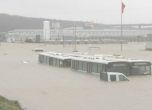 Потоп заля новото летище на Истанбул (видео)