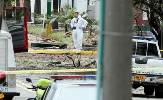 Атентат бе извършен с кола бомба в столицата на Колумбия